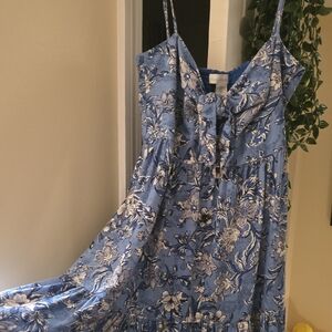 House of Harlow 1960 Blue Floral Dress